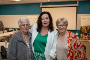 Left to right: Gina Alary, Susan Mide Kiss, and Bruna Giacomazzi.